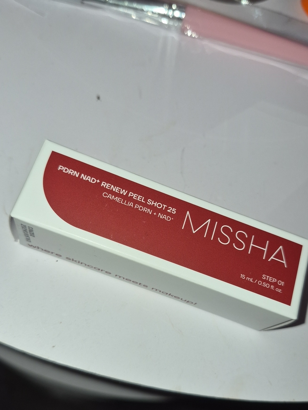 PDRN NAD+ Renew Peel Shot 25 - Missha Nwt